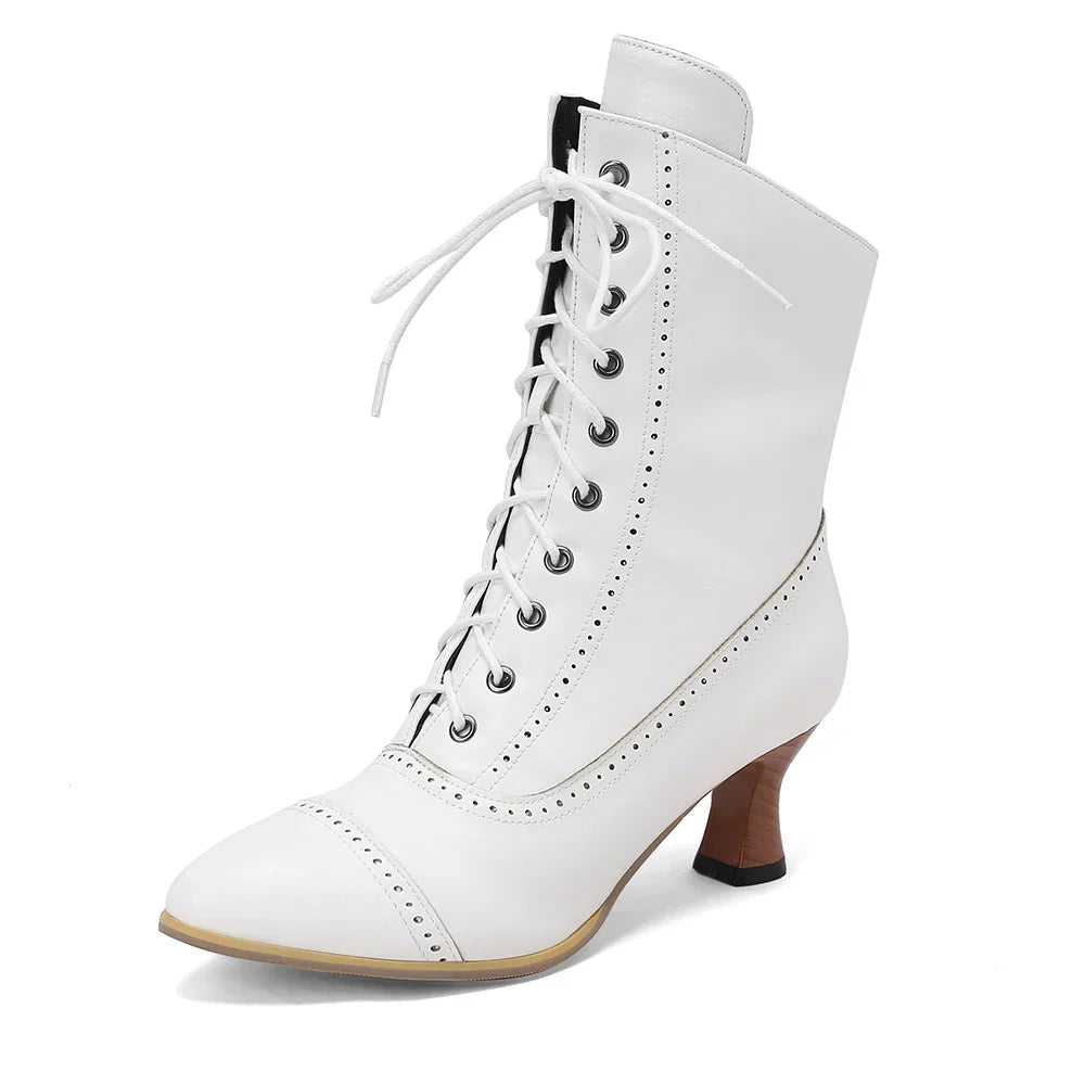 Variant image for Damen-Midi-Stiefel, gekreuztes Design, PU, mit kurzen Plüsch, Futter-34