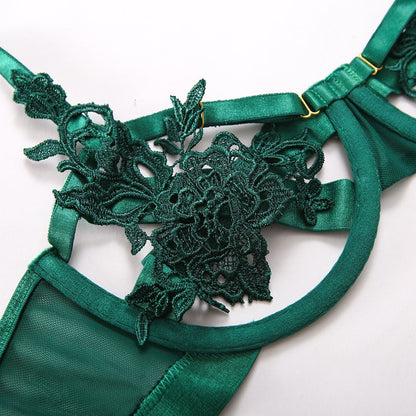 Damenunterwäsche-Set, transparentes Leinen, schick, sexy, Damenunterwäsche-5