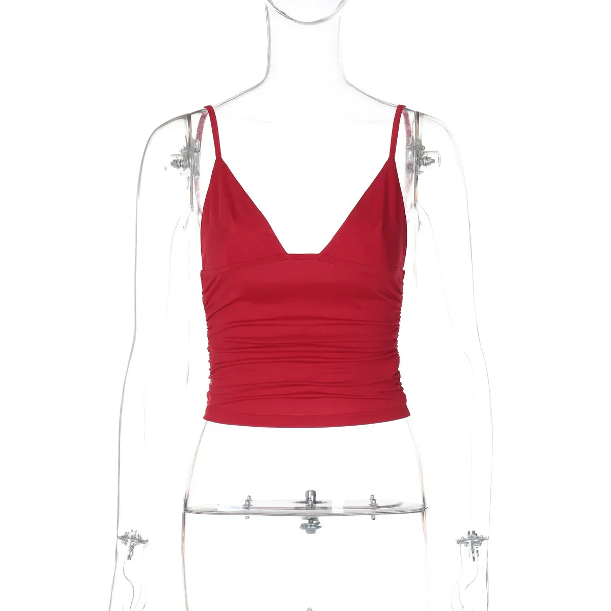 Damen Tank Top kurze Passform, weich, Polyester, Spandex-2