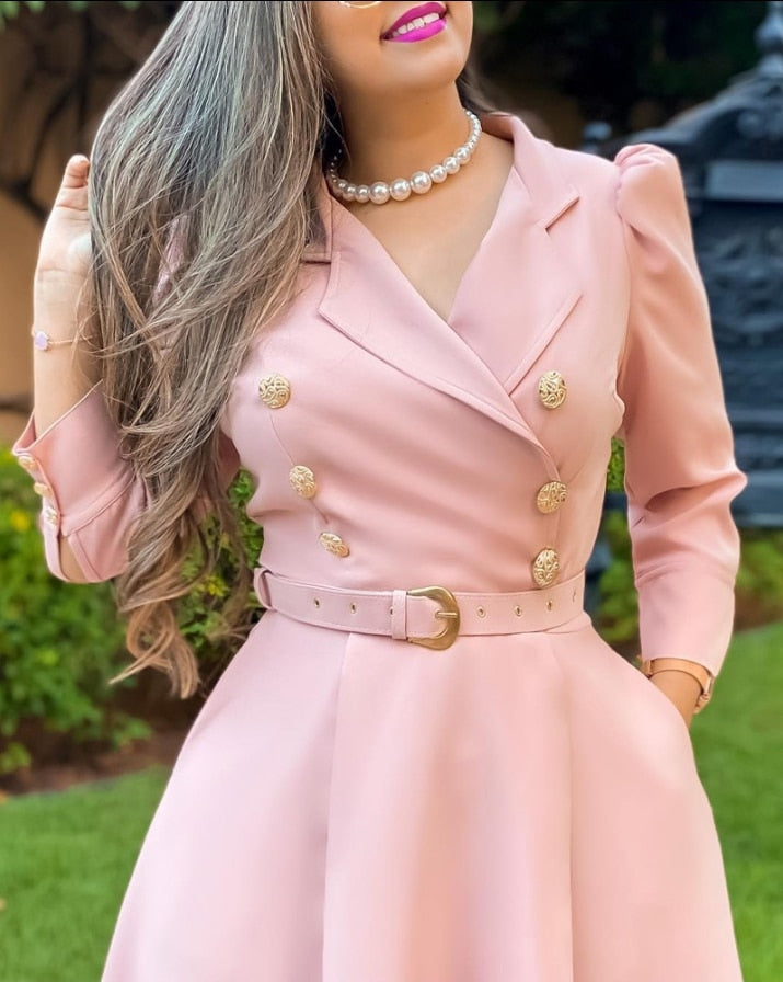 Damen Abendkleid Lang Tailliert Hochwertiger Stoff 2
