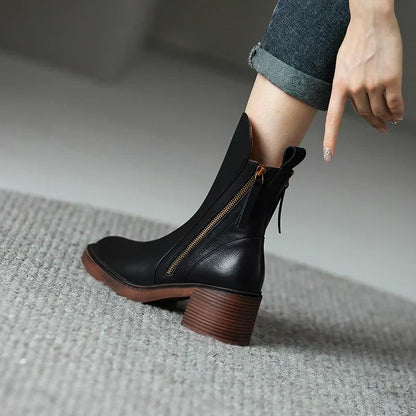 Damen-Fußkettchen, Leder, elegantes Design-2