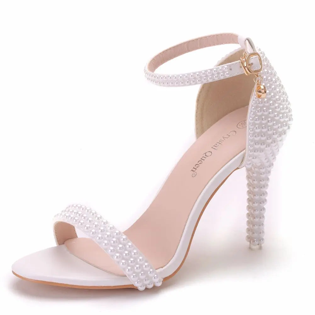 Variant image for Damen-Sandalen, Peep-Toe, PU, hoher Absatz, komfortables Design-1