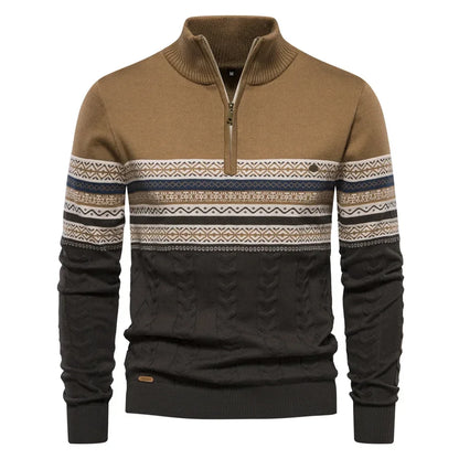 Herren-Pullover, Strick, Halbrollkragen, stretchiges Acryl 7