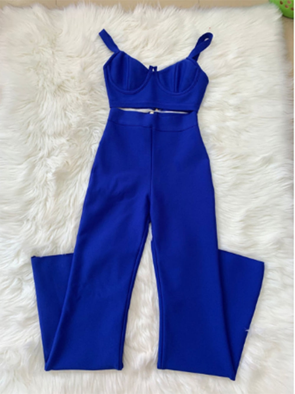 Variant image for Damen-weite Hose, mittel, Taillenhöhe, Spandex, Rayon-3