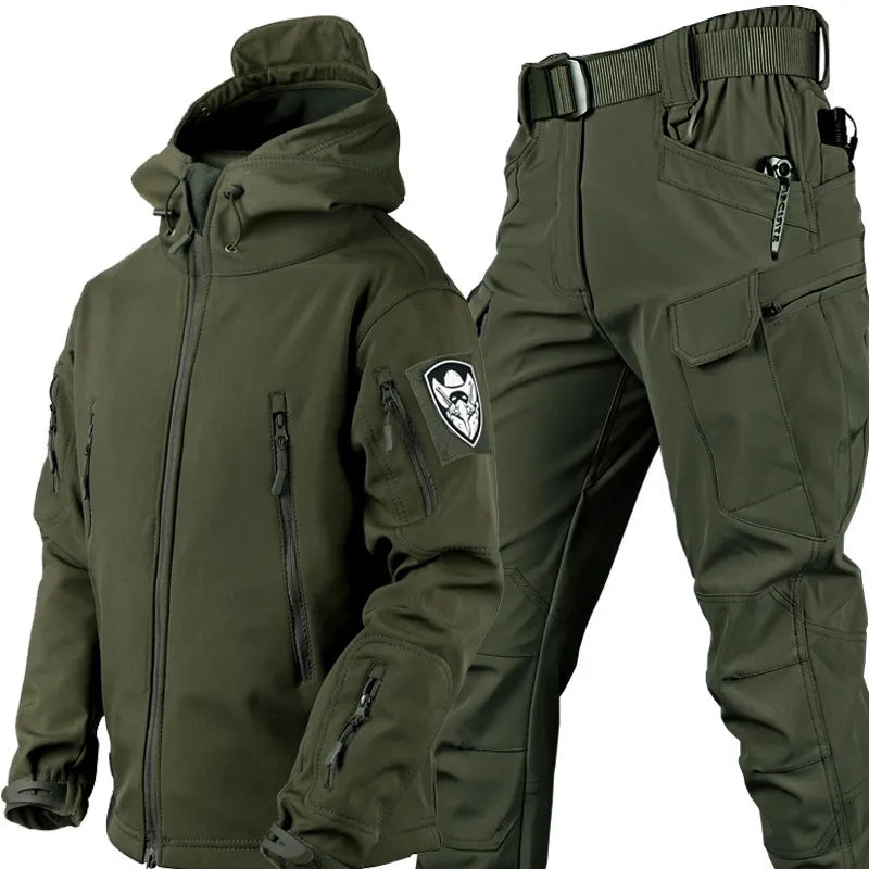 Variant image for Herren-Jacke, taktisch und Hose, wasserdicht, windfest, Funktionsmaterial-19