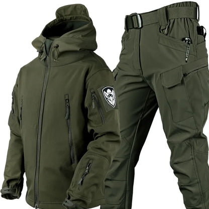 Variant image for Herren-Jacke, taktisch und Hose, wasserdicht, windfest, Funktionsmaterial-19