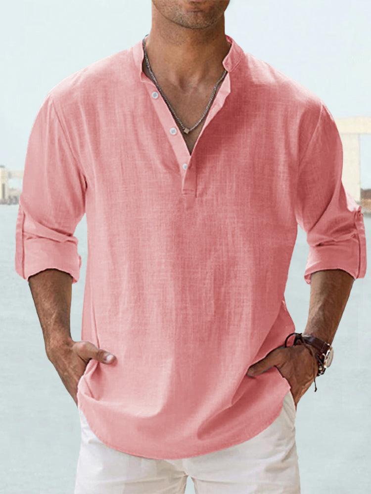 Herren-Pullover aus Leinen, lässig, Sommer, 100% Leinen 2