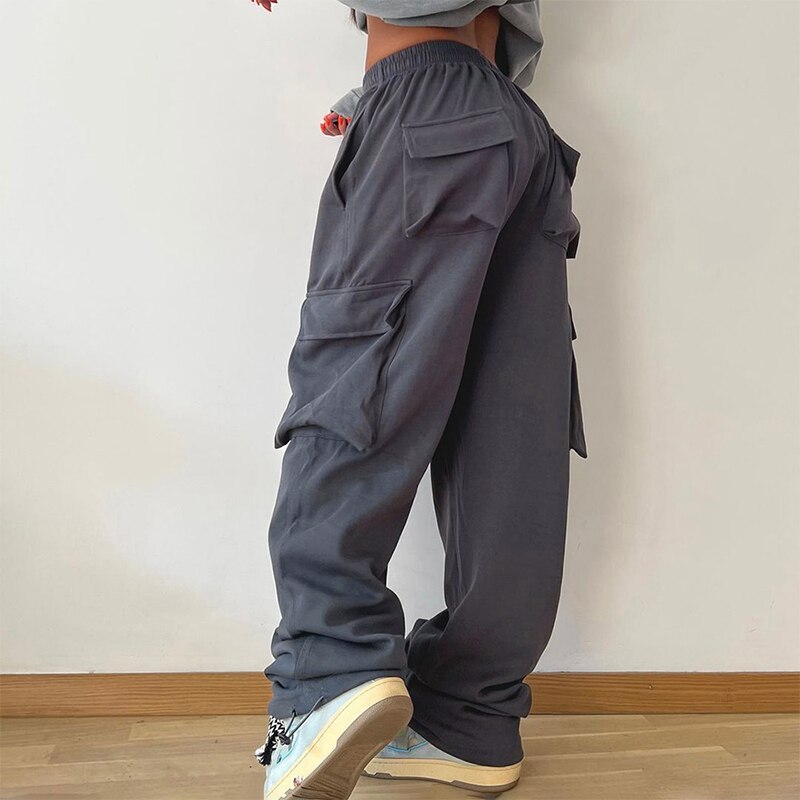 Damen-Cargo-Hose, Slim Fit, Polyester, Elasthan-3