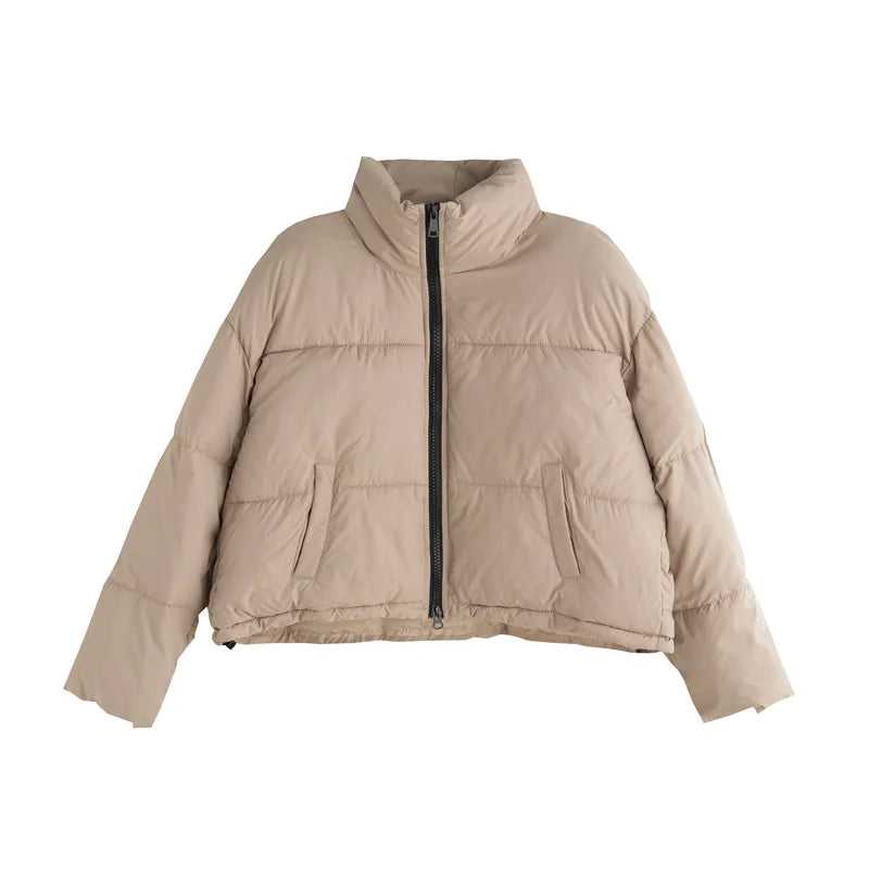 Variant image for Damen-Jacke, verkürzt, hoher Kragen, Polyester-5