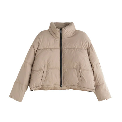 Variant image for Damen-Jacke, verkürzt, hoher Kragen, Polyester-5