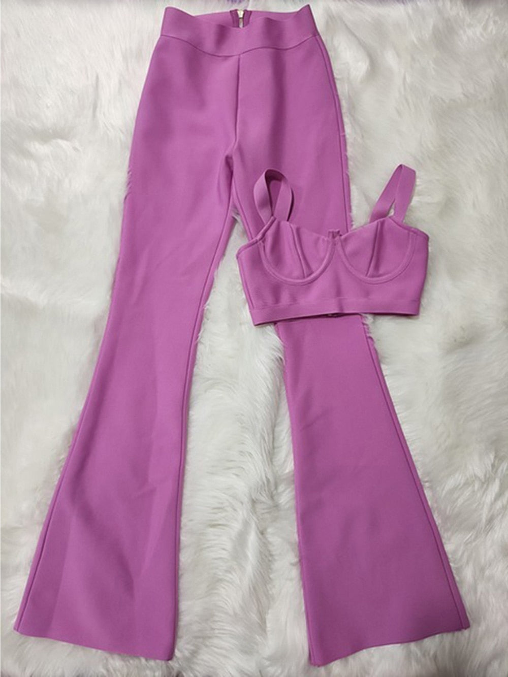 Variant image for Damen-weite Hose, mittel, Taillenhöhe, Spandex, Rayon-9