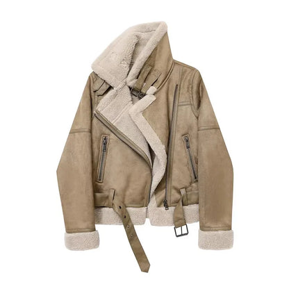 Herren-Wildlederjacke, dick, isoliertes Wildleder, für kalte Wintermonate-6