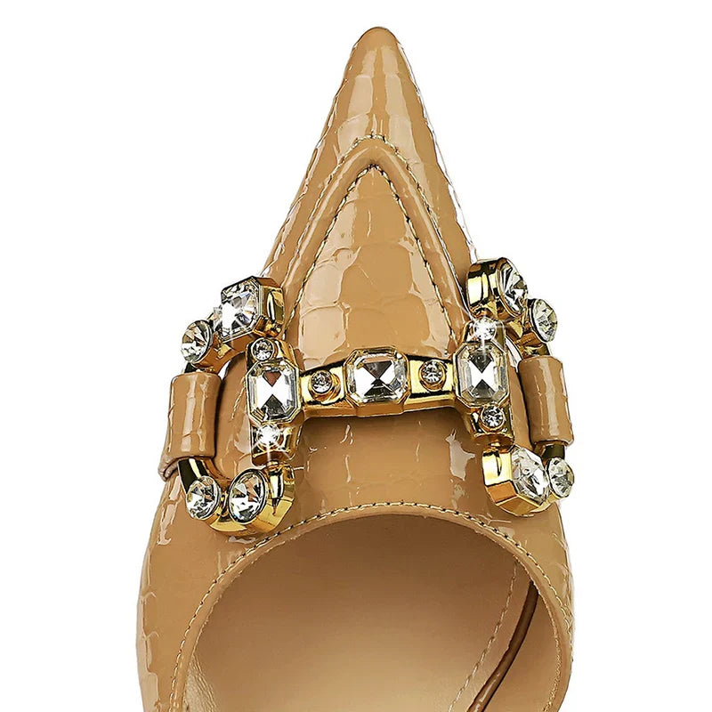 Damen-Pumps, klassisches Design, PU-Material-5