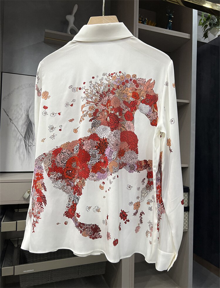 Herrenhemd, modern, Druckdesign, Polyester, Regular Fit-6