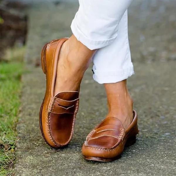 Herren-Loafer, Leder, modernes Design, mit gepolsterter Innensohle 1