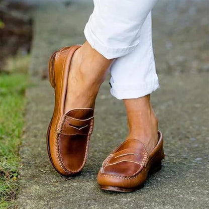 Herren-Loafer, Leder, modernes Design, mit gepolsterter Innensohle 1