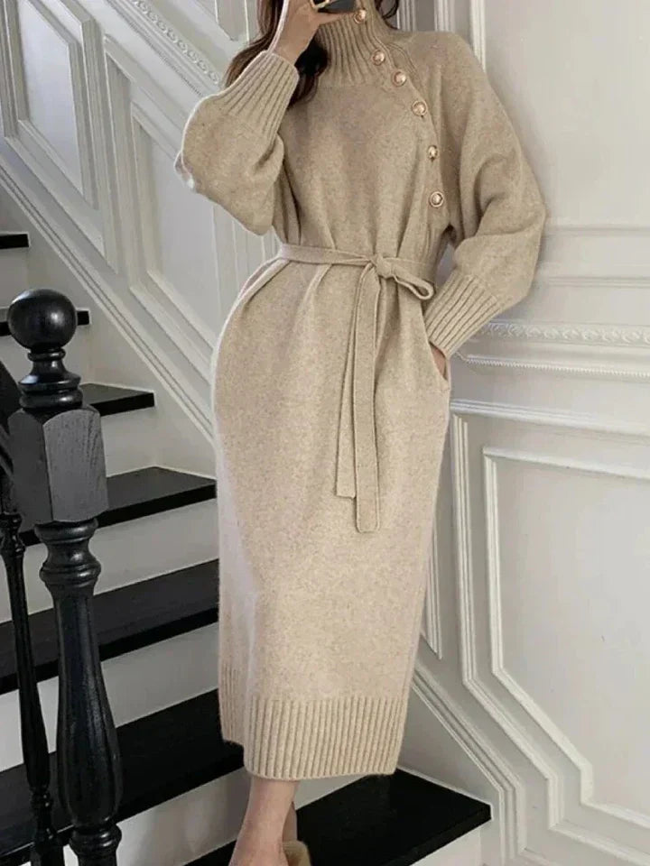 Damen-Strickkleid, elegant, weiches Material-2