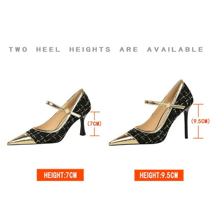 Damen Schuhe Stiletto Elegant PU-Material Hoher Absatz-2