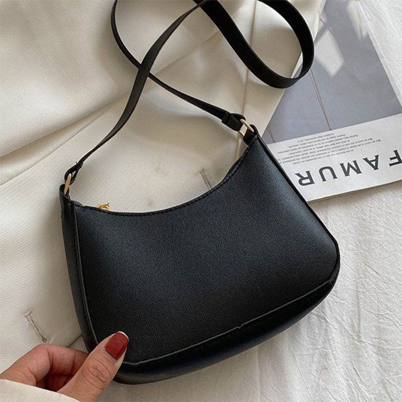 Damen-Handtasche Retro Leder Zeitloses Design-3