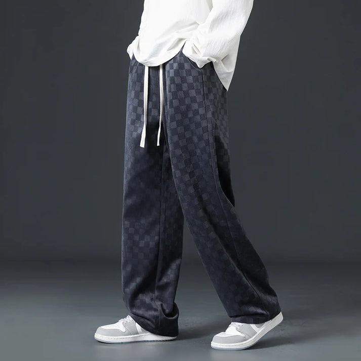 Damen-Jogginghose Weites Bein Seidig Poly-Mischung-2