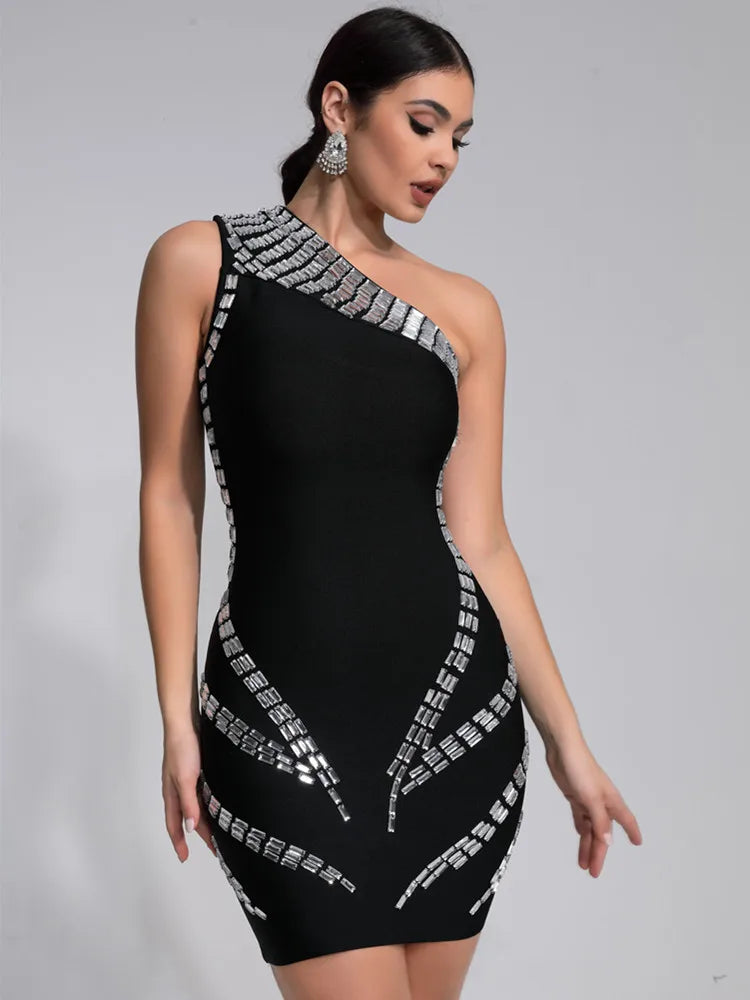 Damenkleid Mini Asymmetrisches Design Polyester Elegant Schöne Damenkleider-4