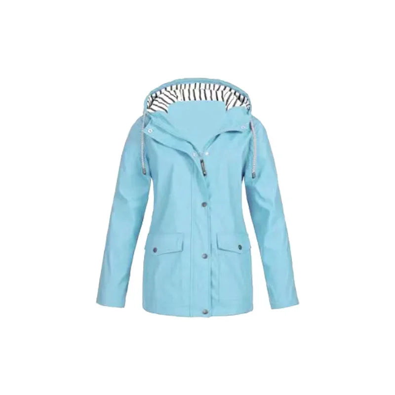 Herren Winddichte Outdoorjacke Leicht Atmungsaktiv-5