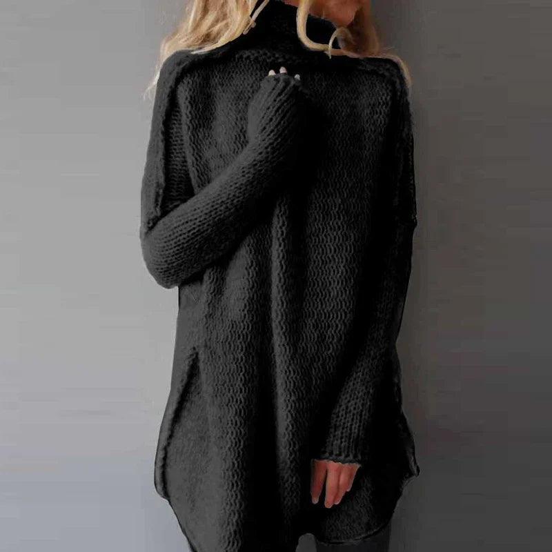 Damen-Strickkleid, elegant, weiches Material-1