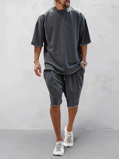 Variant image for Damen Oversized Set Urbaner Stil Weicher atmungsaktiver Stoff-6