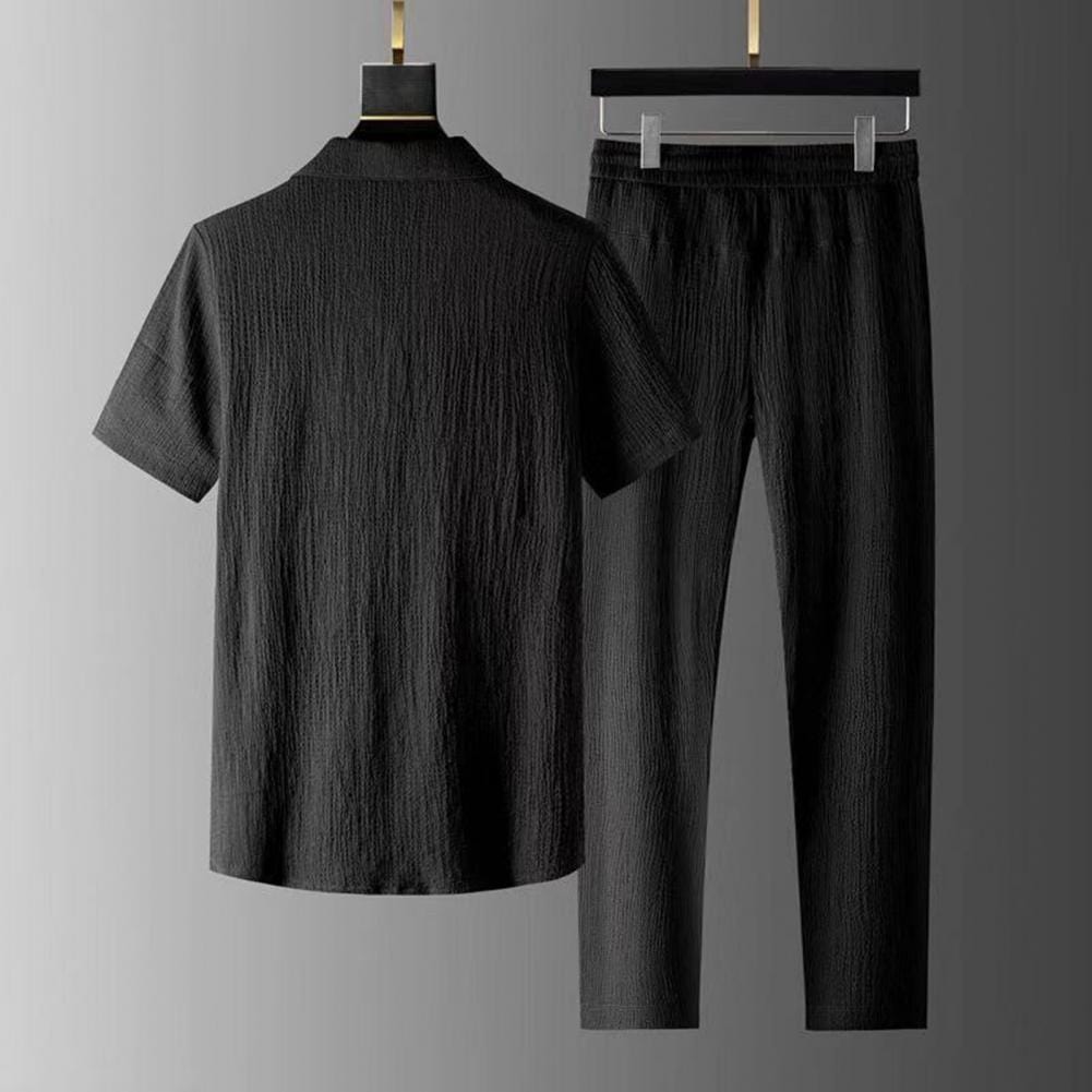 Elegantes Damen-Set aus hochwertiger Baumwolle mit elastischem Bund – vielseitiges Outfit für Frühling und Sommer 2