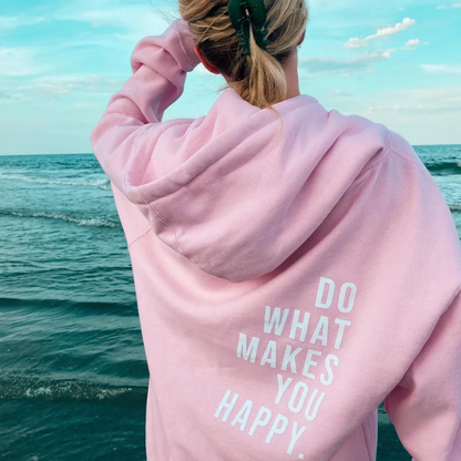 Damen-Hoodie Inspirierende Botschaft Baumwollmischung-1