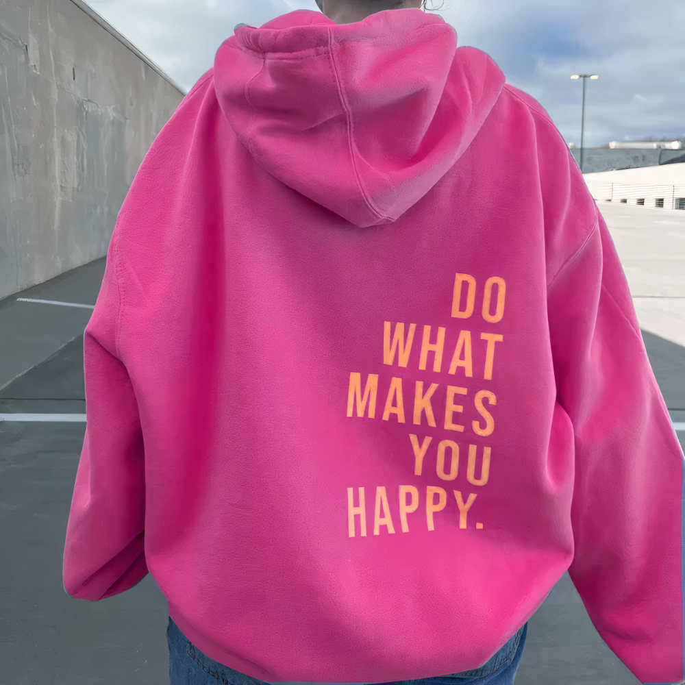 Variant image for Damen-Hoodie Inspirierende Botschaft Baumwollmischung-33