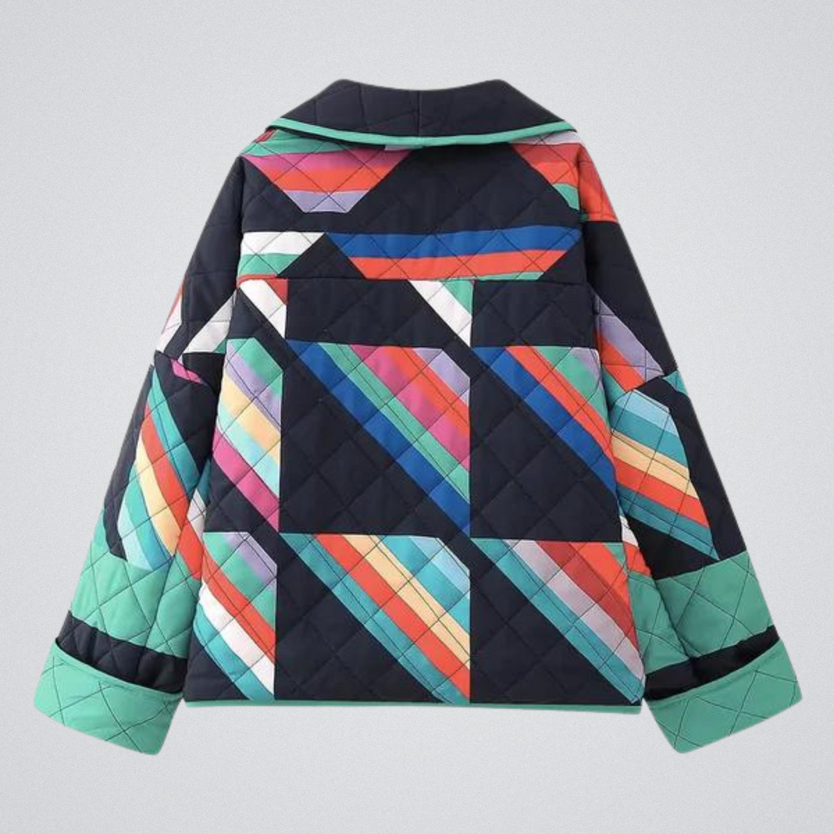 Langer Damenmantel mit Retro-Polokragen aus hochwertigem Stoff – elegant und warm für Alltag und Fest 3