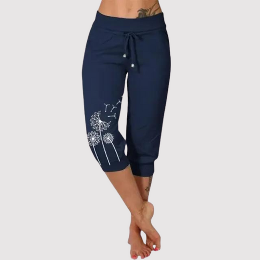 Damen-Hose, leicht, lässiges Design, Polyester-1