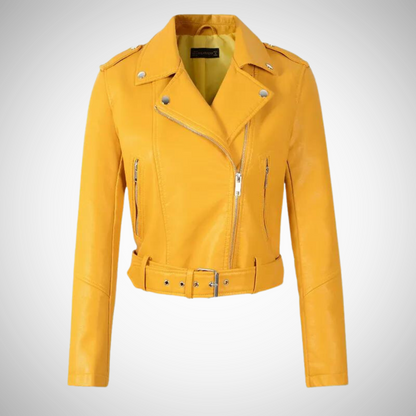 Variant image for Damen-Lederjacke, elegant, veganes Leder mit optimaler Passform-13