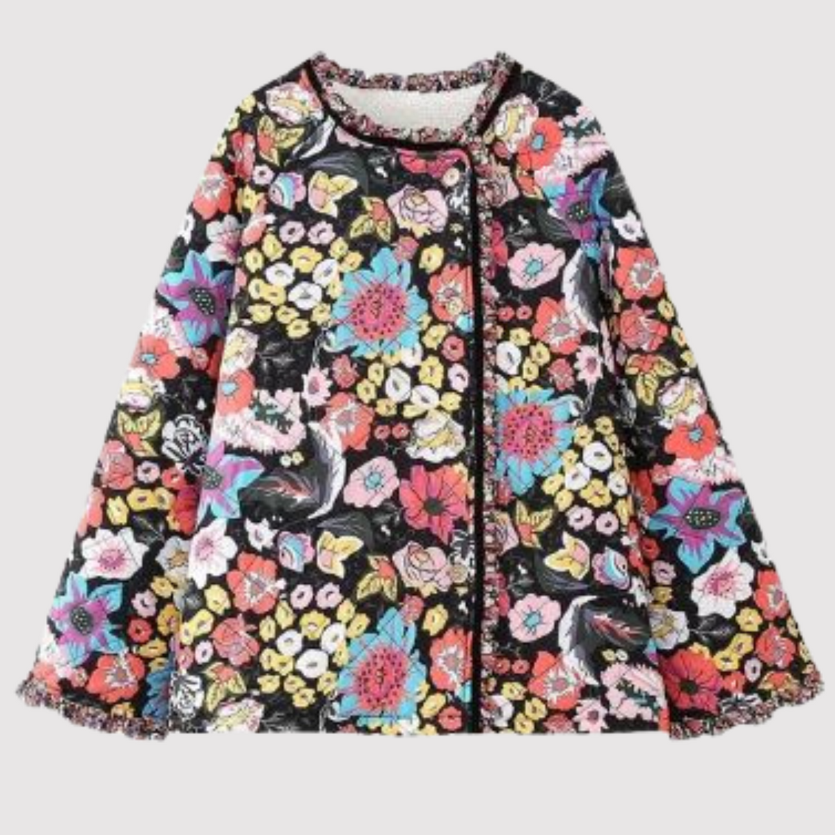 Damenjacke Wattiert Klassischer Stil Vintage-Pilotjacke für Damen 9