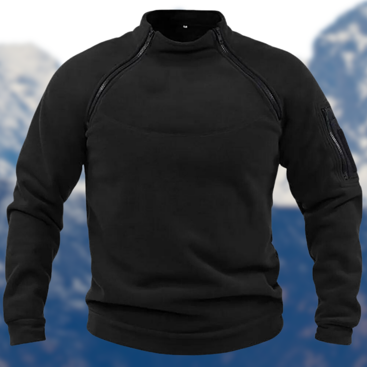 Herren-Fleecepullover, taktisch, Militärdesign, weiches Fleece-2