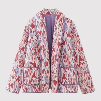 Damenjacke Wattiert Klassischer Stil Vintage-Pilotjacke für Damen 10