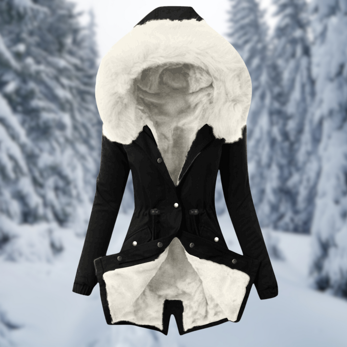 Damen-Hoodie Modern Baumwolle mit Kapuze 1