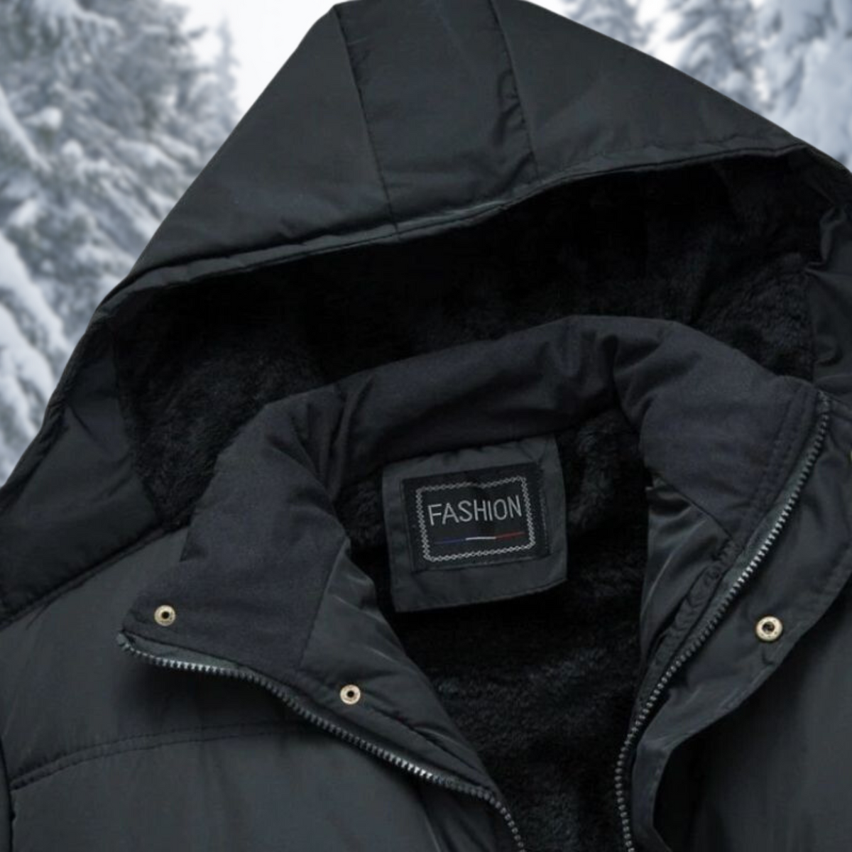Herren-Winterjacke, modernes Design, wärmendes Polyester 3