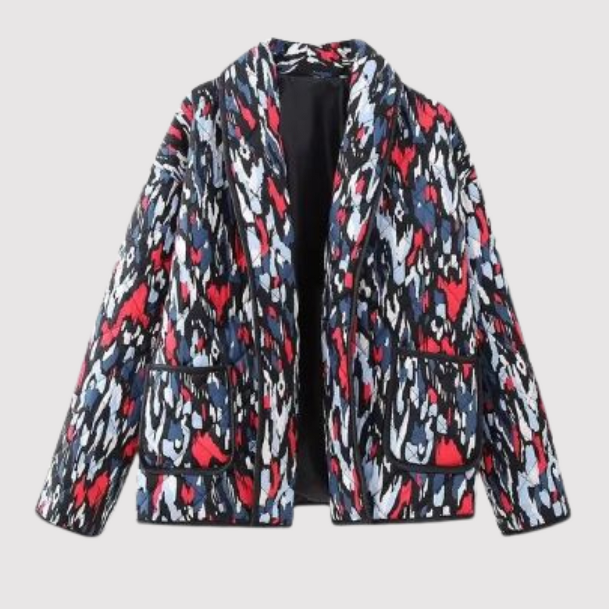 Damenjacke Wattiert Klassischer Stil Vintage-Pilotjacke für Damen 11