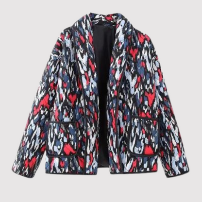 Damenjacke Wattiert Klassischer Stil Vintage-Pilotjacke für Damen 6