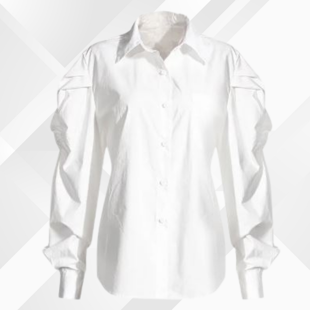Variant image for Damen-Jeansweste und Bluse, mit gepufften Ärmeln, Baumwolle-4