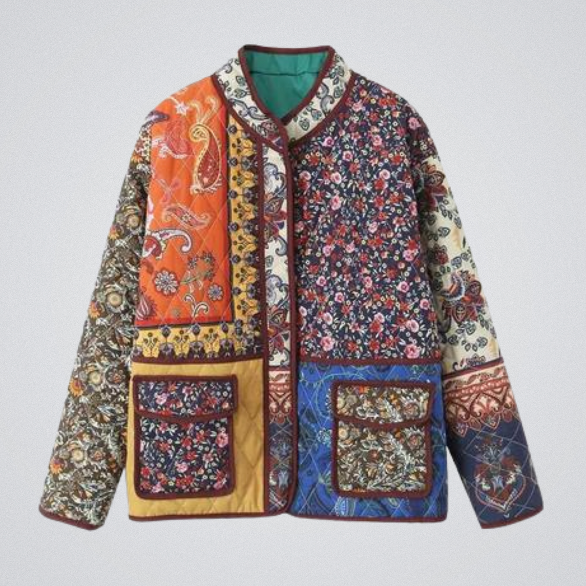 Wasserfeste gesteppte Herrenjacke mit Druckdesign – bequeme Passform für Outdoor-Aktivitäten 2