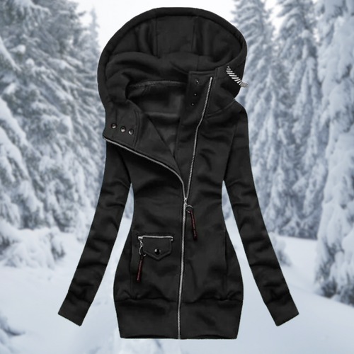 Variant image for Damen-Übergangsjacke mit wasserfester Kapuze, langlebiges Material-2