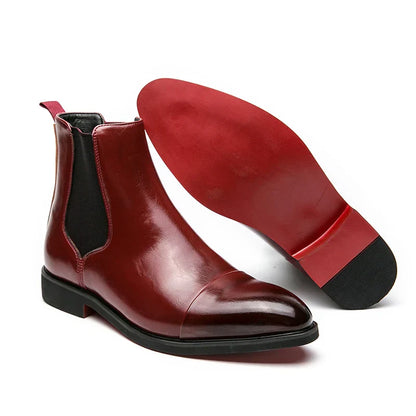 Damen-Stiefel, Leder, klassisches Design, wasserabweisender Komfort-5