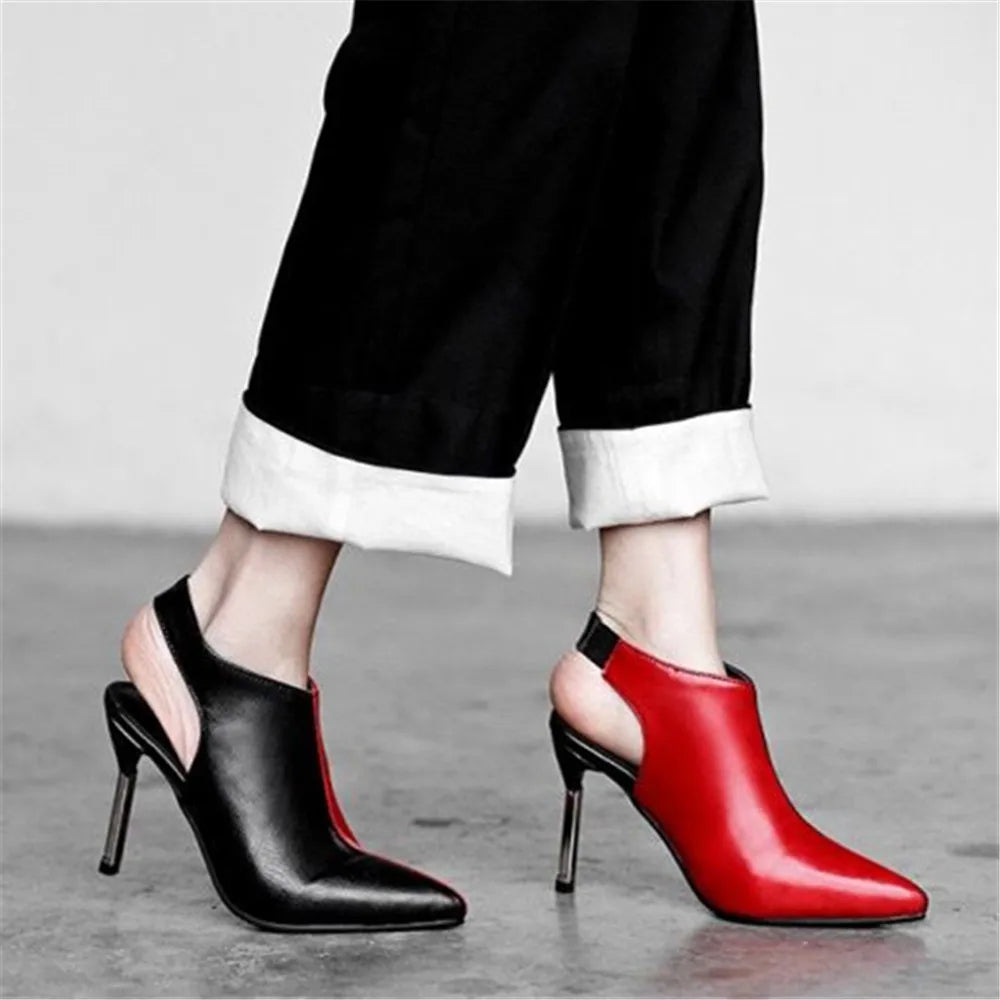 Damen-Pumps, elegant, PU, Lederfutter, Gummisohle-5