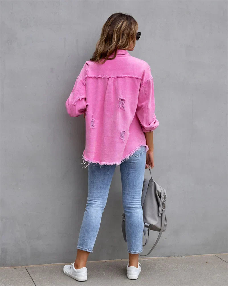 Damenjacke Trendiges Design Polyester für Damen 3