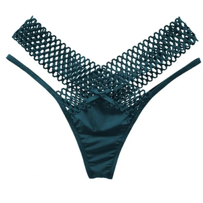 Variant image for Damen-String, Slips, Patchwork, Nylon-6