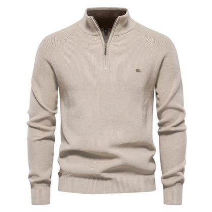 Damen-Pullover, aktiver halber Reißverschluss, Baumwoll-Lycra 11