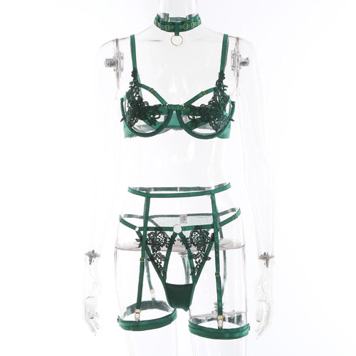 Damenunterwäsche-Set, transparentes Leinen, schick, sexy, Damenunterwäsche-1